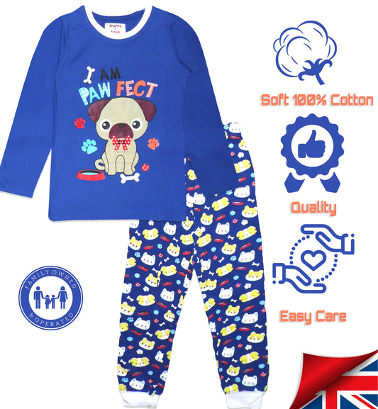 SHOPPE 'N' SMILE Long Sleeve Cotton Pyjama Set fo Kids