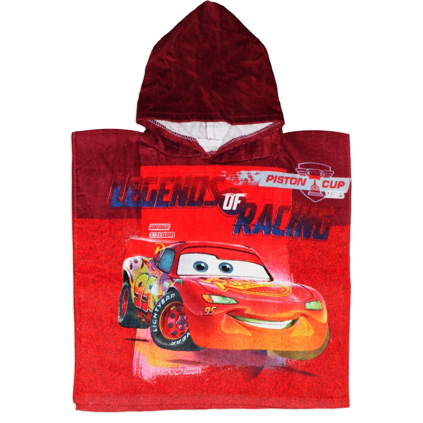 Disney Cars Lightning McQueen Cotton Poncho Towel