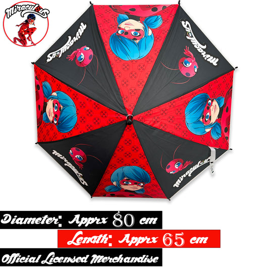 Miraculous Ladybug Girls Stick Umbrella