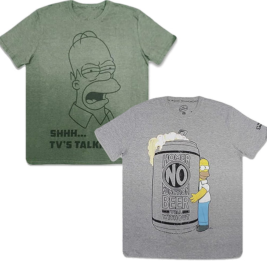 The Simpsons Men's Short Sleeve T-Shirt Cotton