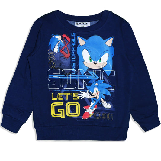 Sonic the Hedgehog Kids Navy Sweatshirt