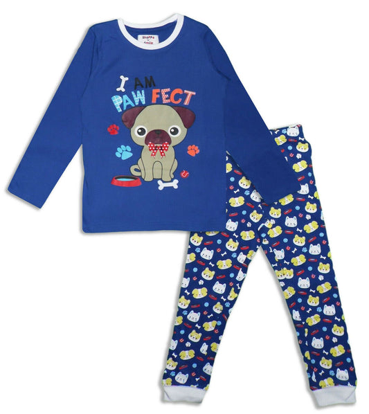 SHOPPE 'N' SMILE Kids Long Sleeve Cotton Pyjama Set