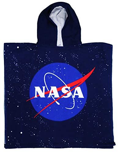NASA Kids Polyester Hooded Poncho Towel 55 x 55 cm