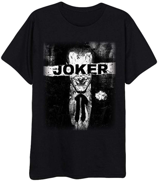 BATMAN Men's Short Sleeve Round Neck The Joker T-Shirt Cotton Tees