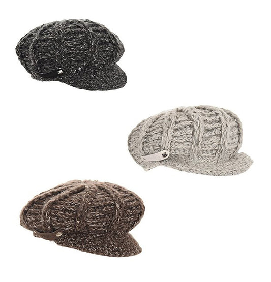 Hello Kitty Women's Ladies Beret Hat Knit Cap 100% Acrylic One Size