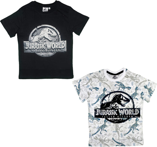 Jurassic World Men's Short Sleeve T-Shirt Cotton Tees Top