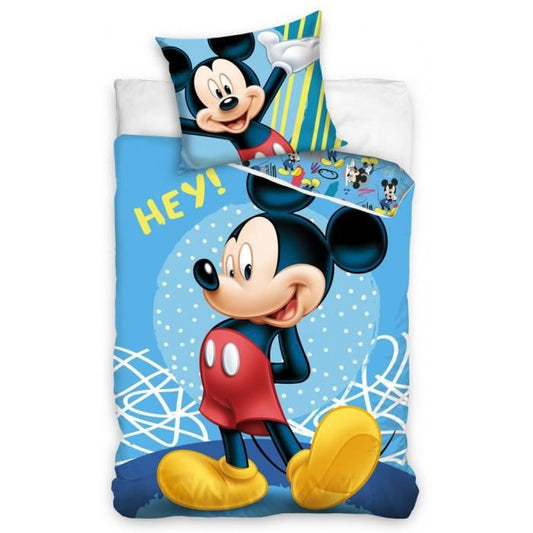 Mickey Mouse Printed Boys Girls Kids Duvet Cover Set Quilt Covers Bedding Sets 160 x 200cm + 70 x 80 cm