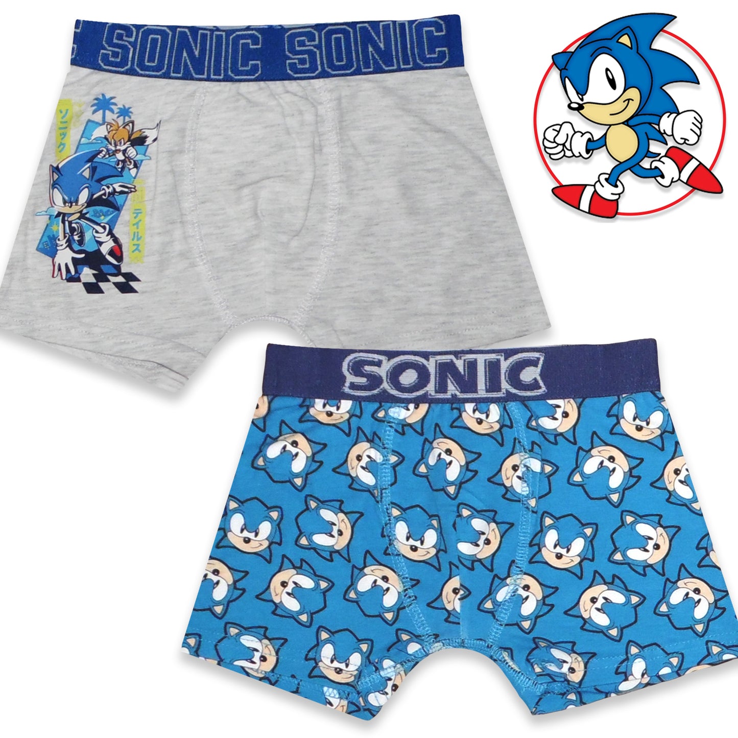 SONIC the Hedgehog Cotton Underwear for Kids, Pack of 2 – Shoppe 'N' Smile